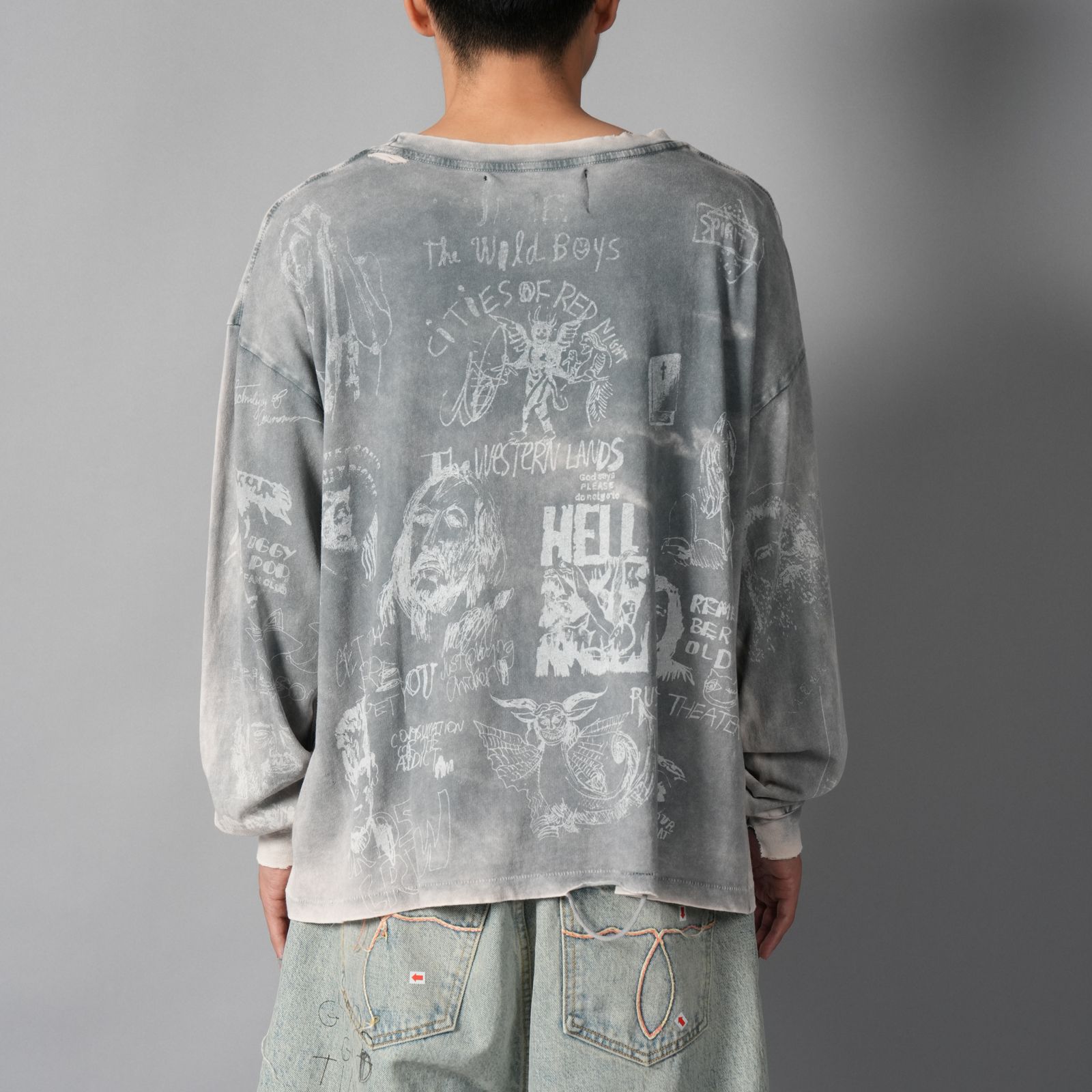 BETHLEHEM L/S TEE / ロンT・カットソー (ヴィンテージブラック)