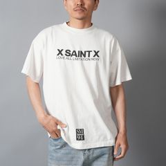【残りわずか】SM-MK8-0000-011 / SS T-SHIRT / X SAINT X / WHITE / Tシャツ (ホワイト)