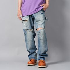 【ラスト1点】SM-YS8-0000-051 / DENIM PANTS / PAINTER / BLUE / デニムパンツ (ブルー)