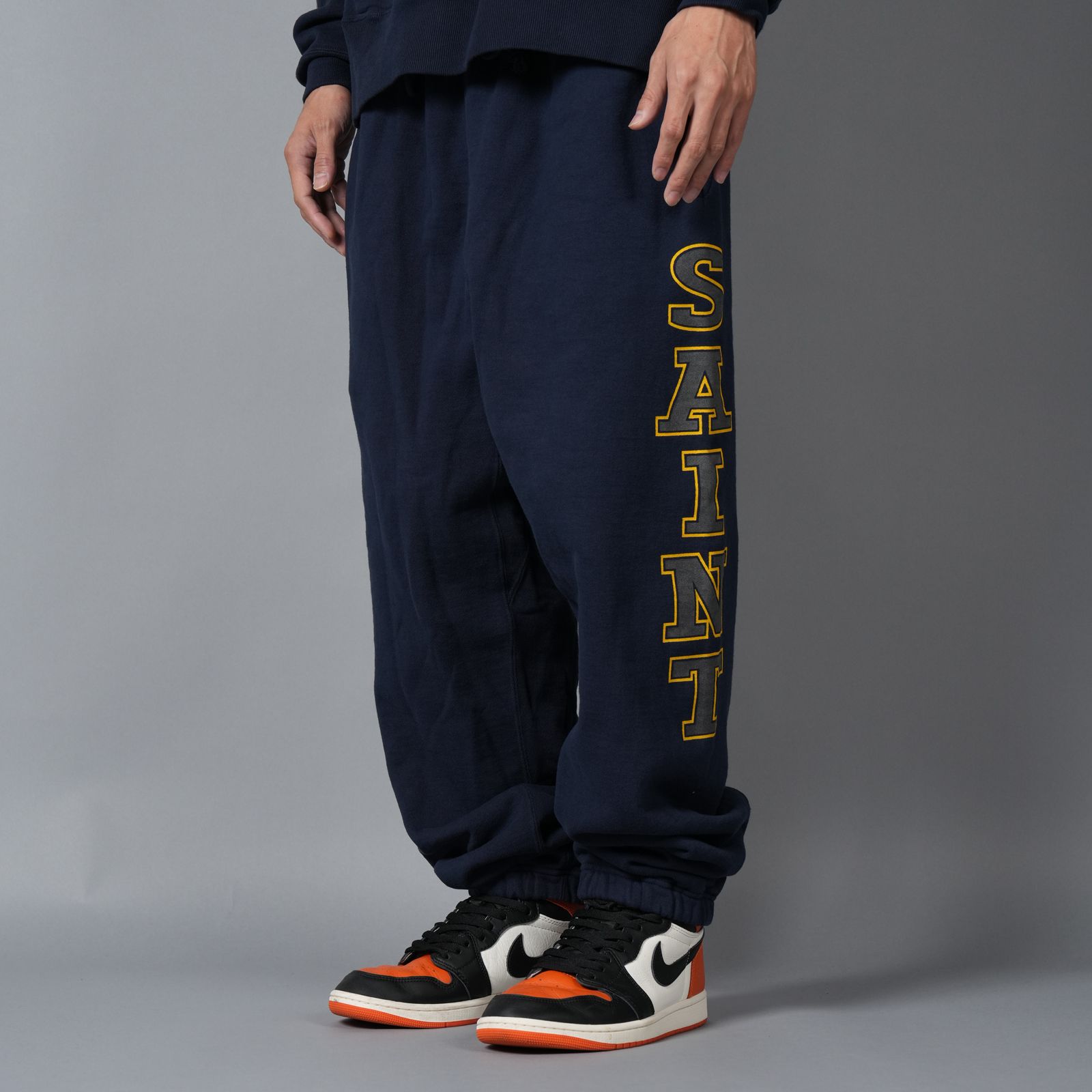SM-HR1-0000-062 / SWEAT PANTS / SAINT / NAVY / スウェットパンツ (ネイビー)
