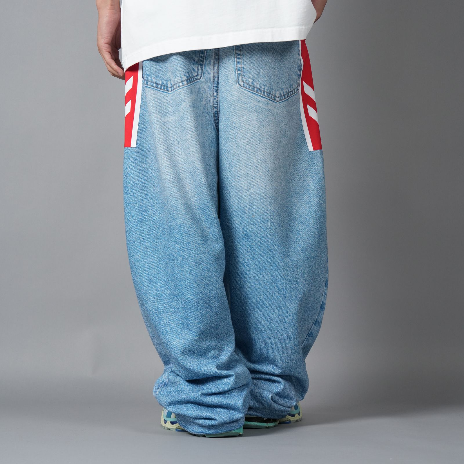 TRANS DENIM SWEAT TROUSER / トランス デニム スウェット トラウザー (インディゴ)