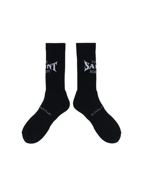 ラスト1点 / SM-A22-0000-066 / SA_SOCKS / S ROOM / BLKxWHT / シャーマーアカデミー ソックス  (ブラック)