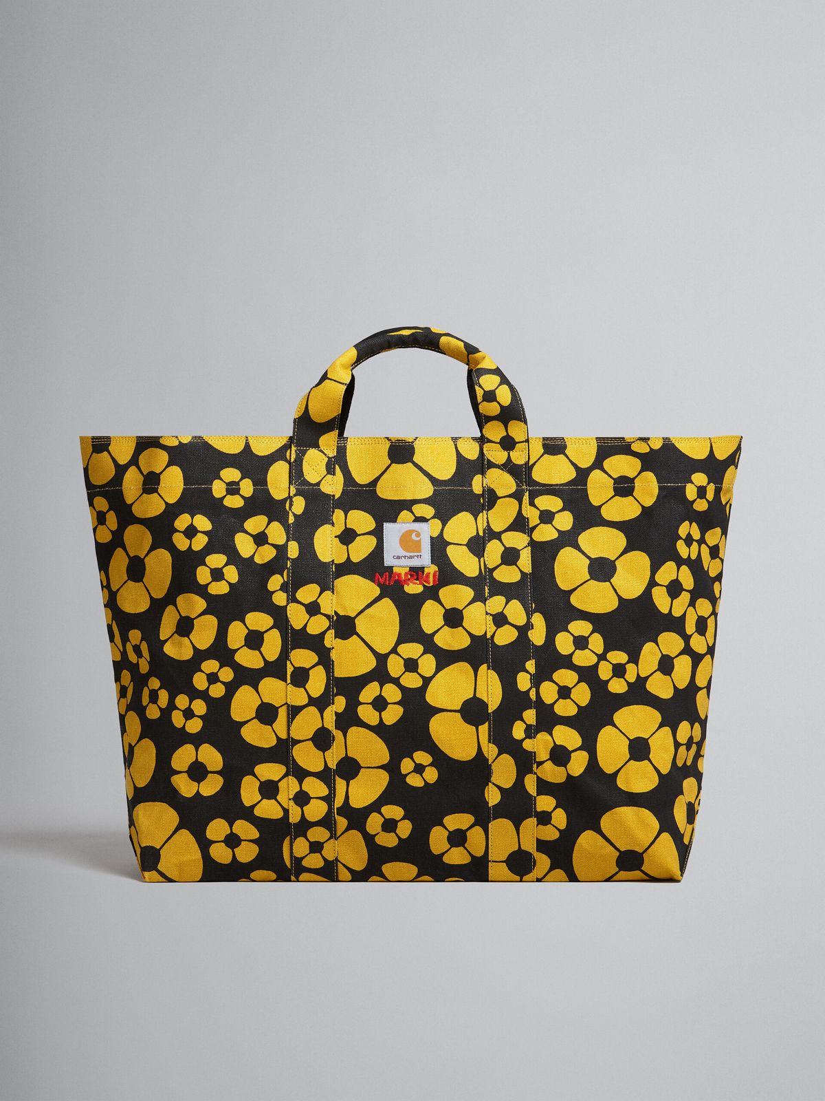 MARNI - MARNI X CARHARTT WIP - YELLOW SHOPPER / トートバック (サン 