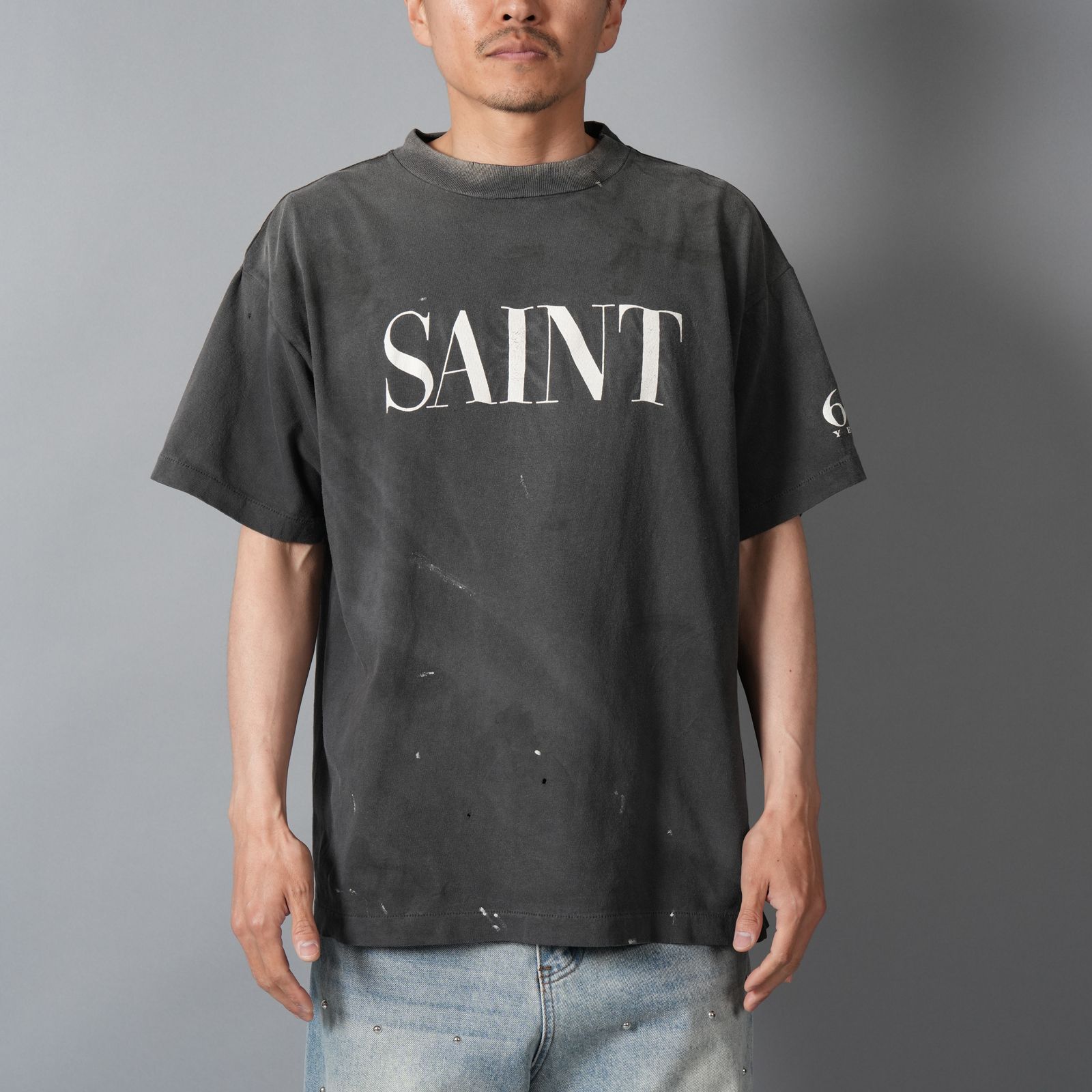 【残りわずか】SM-MK8-0000-006 / SS T-SHIRT / SAINT 666 / BLACK / Tシャツ (ブラック)
