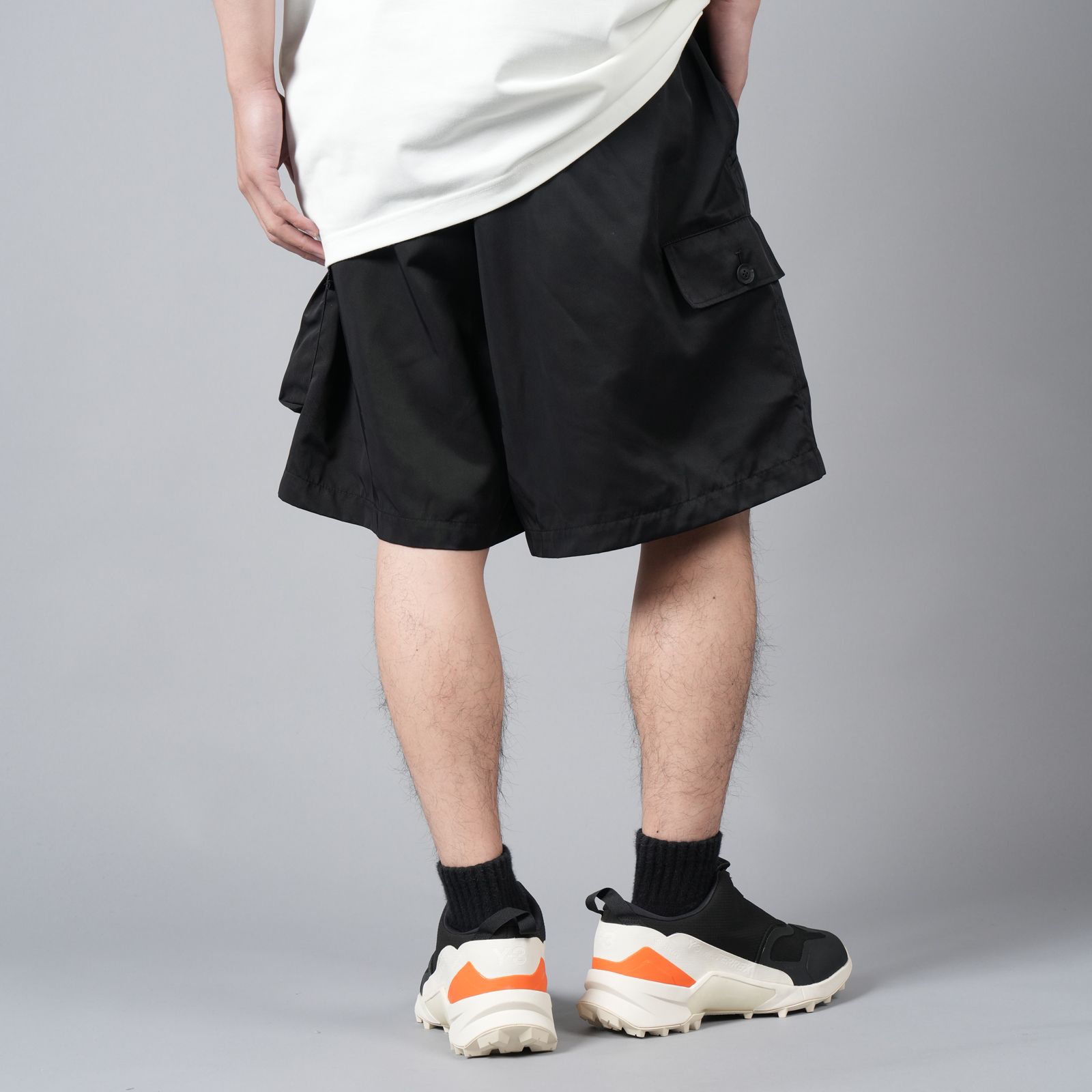 【ラスト1点】NYLON TWILL SHORT / ナイロンツイールショーツ / パンツ (ブラック)