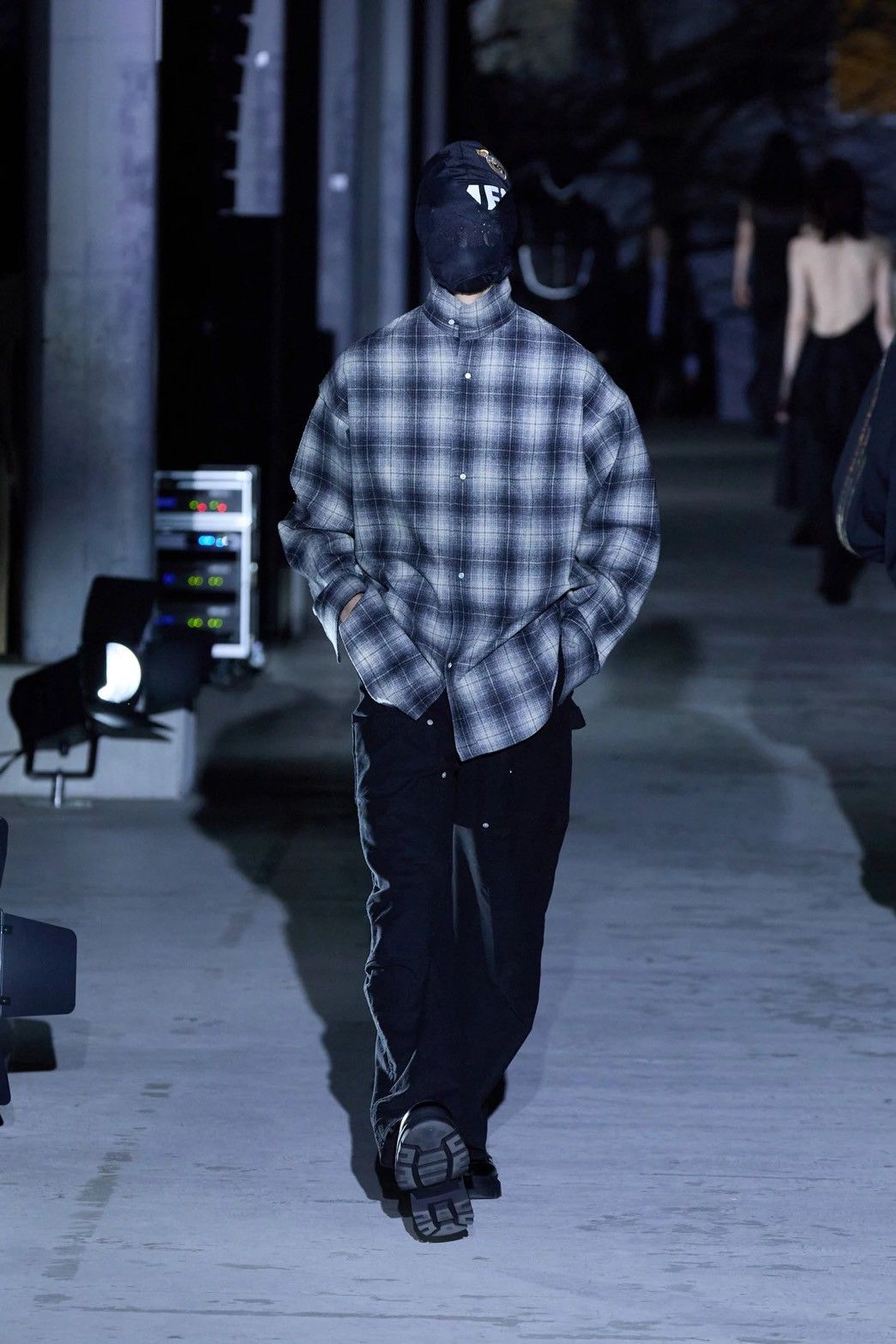 【予約商品】【限定】Basicks x x Pendleton x DELUXE / Shadow Check Shirt / シャドウ チェックシャツ (ブラック)