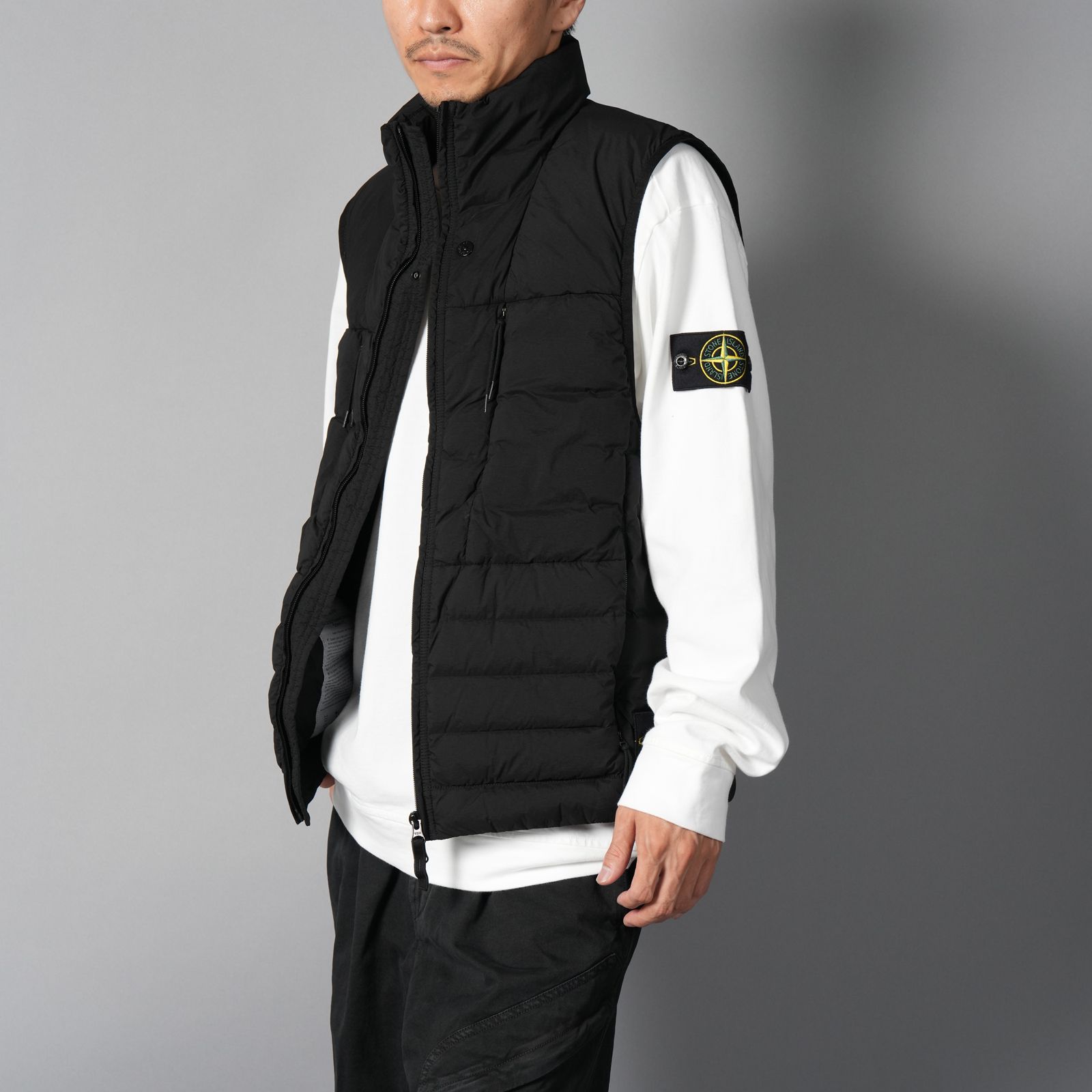 G100004 / DOWN VEST / ダウンベスト[ガーメントダイ](ブラック)