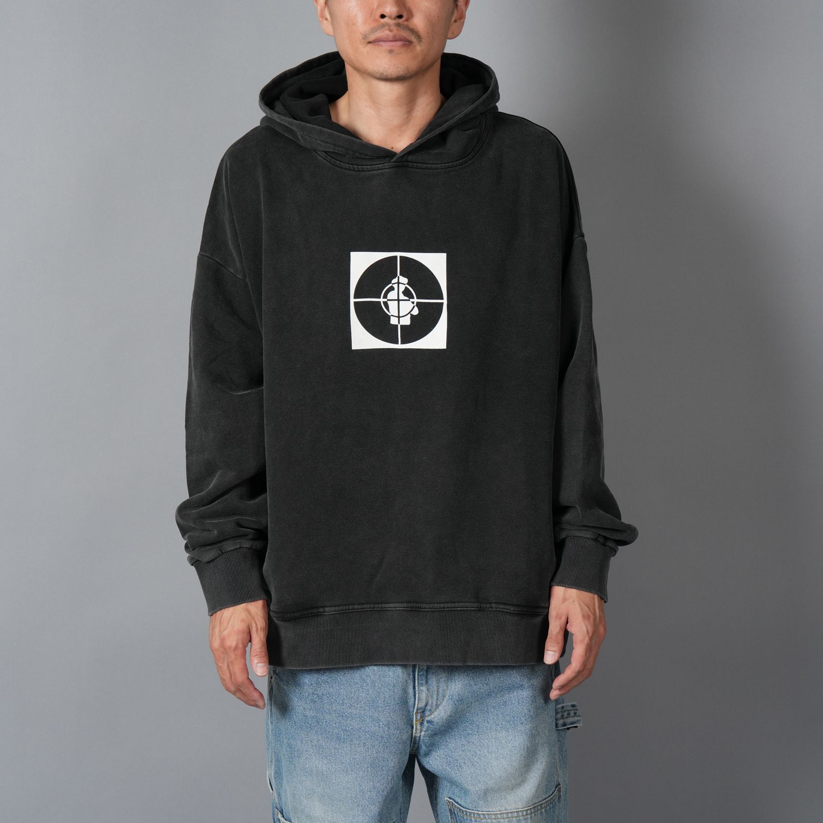 UM25AW-18 / PUBLIC ENEMY / パブリックエネミー / プルオーバフーディー(ブラック)