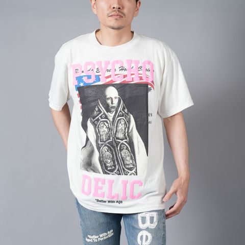 Psychodelic Tee / サイデリック Tシャツ [Lサイズ] (ホワイト)
