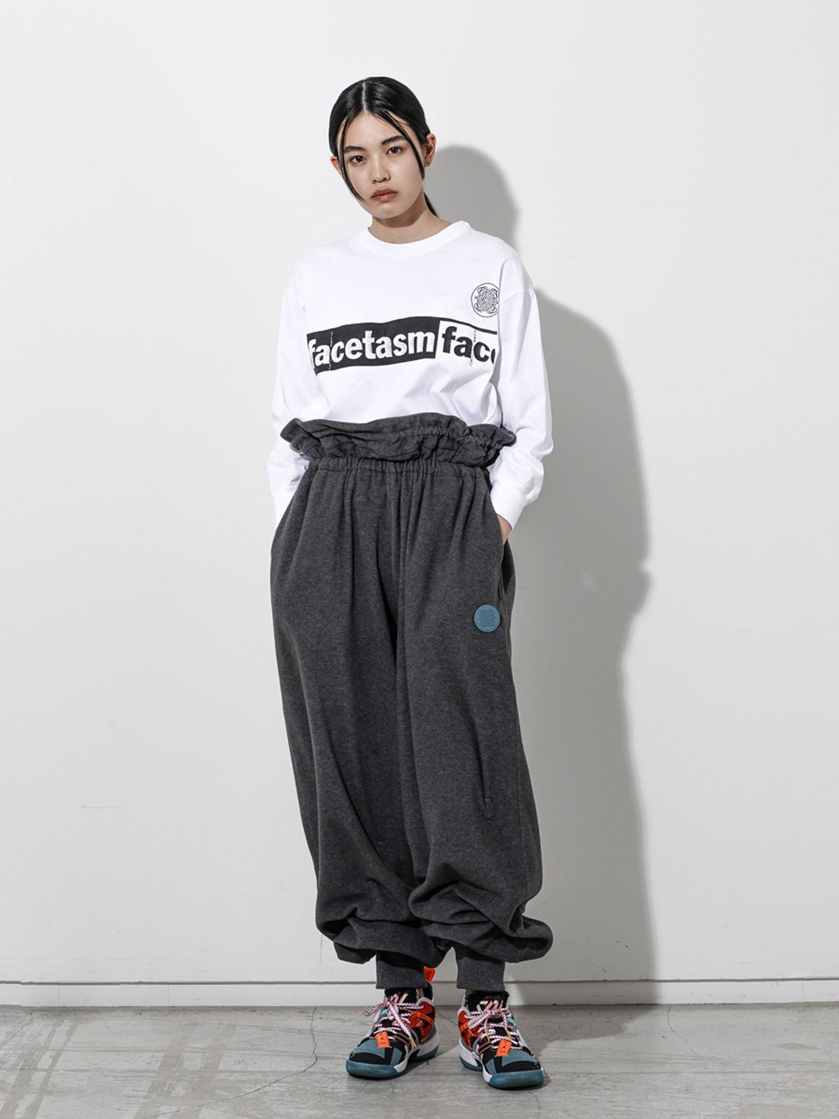 FACETASM - 【ラスト1点】LOGO LONG TEE / ロングTシャツ(ロゴ) / TOF