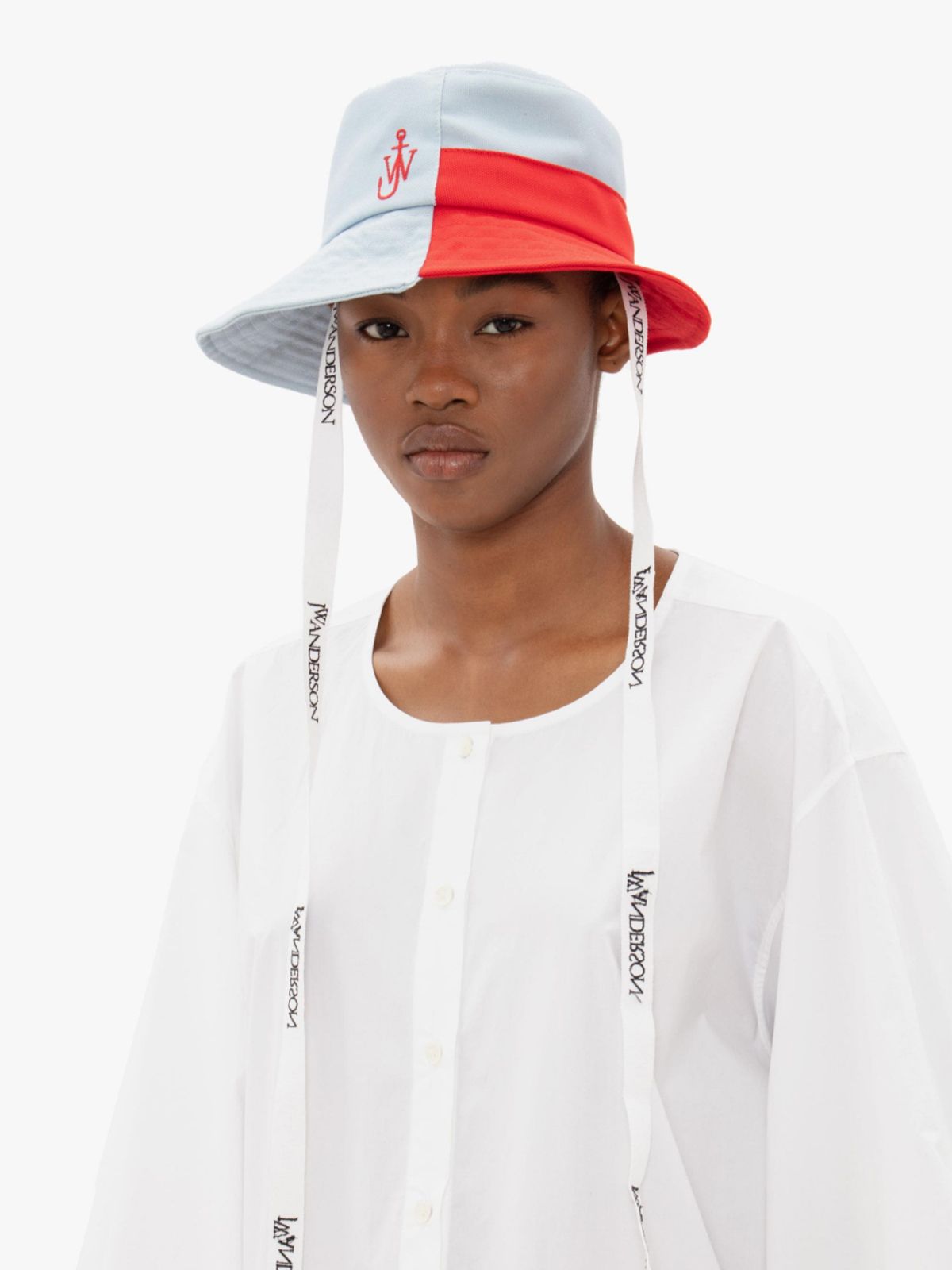 JW ANDERSON - ASYMMETRIC BUCKET HAT / アシンメトリー バケット