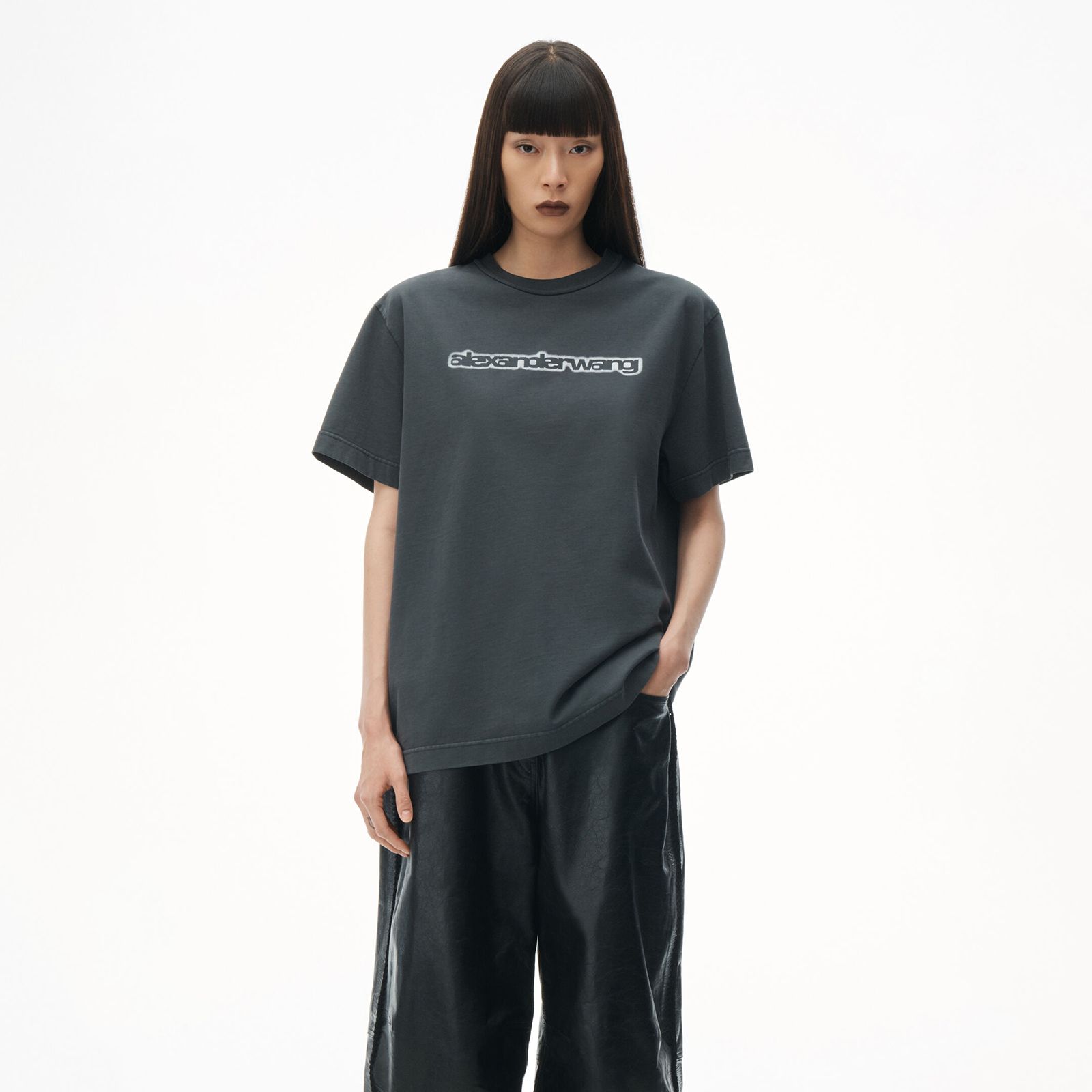 alexander wang - 【ラスト1点】SHORT SLEEVE TEE WITH HALO