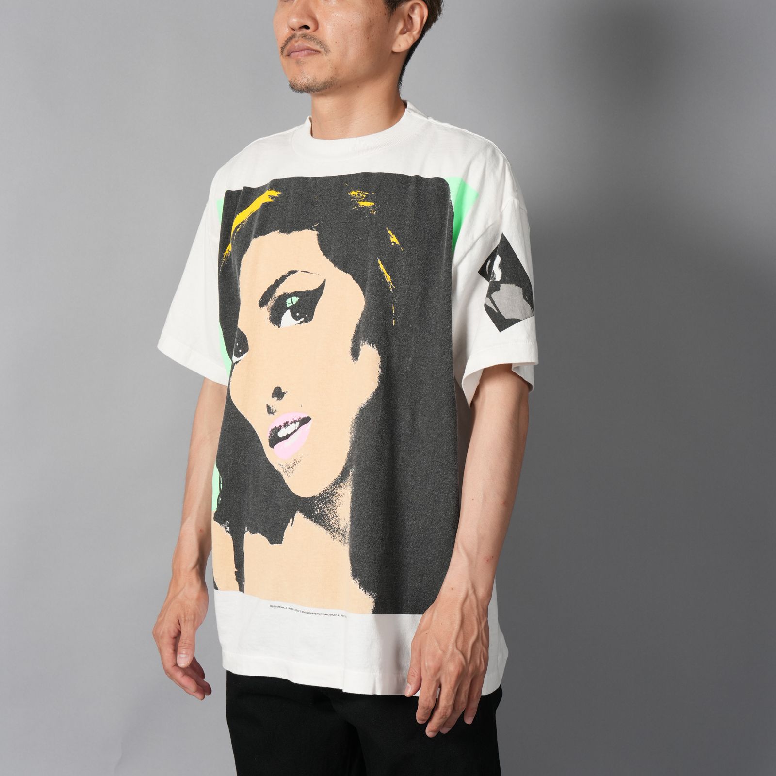 【残りわずか】【コラボ】SM-MK1-0000-C14 / AMY_SS T-SHIRT / BACK TO BLK / WHITE / Tシャツ (ホワイト)