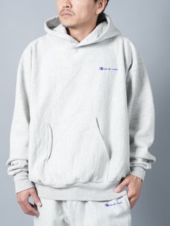 【残りわずか】 SM-A23-0000-028 / HOODIE / LOGO / プルオーバフーディー  (グレー)
