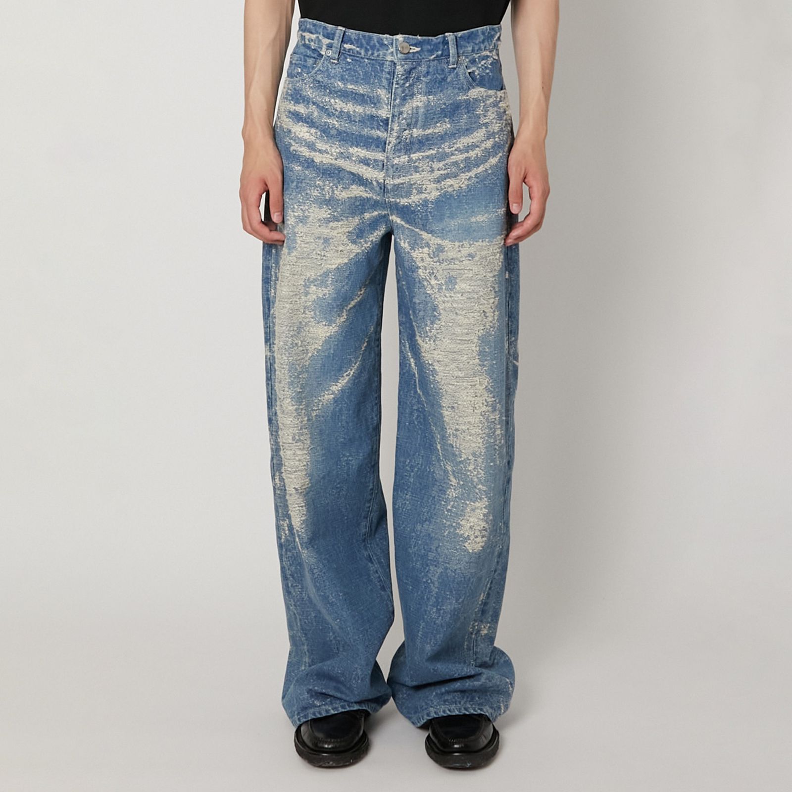[予約商品] Wide Denim / ワイドデニム (インディゴブリーチ)