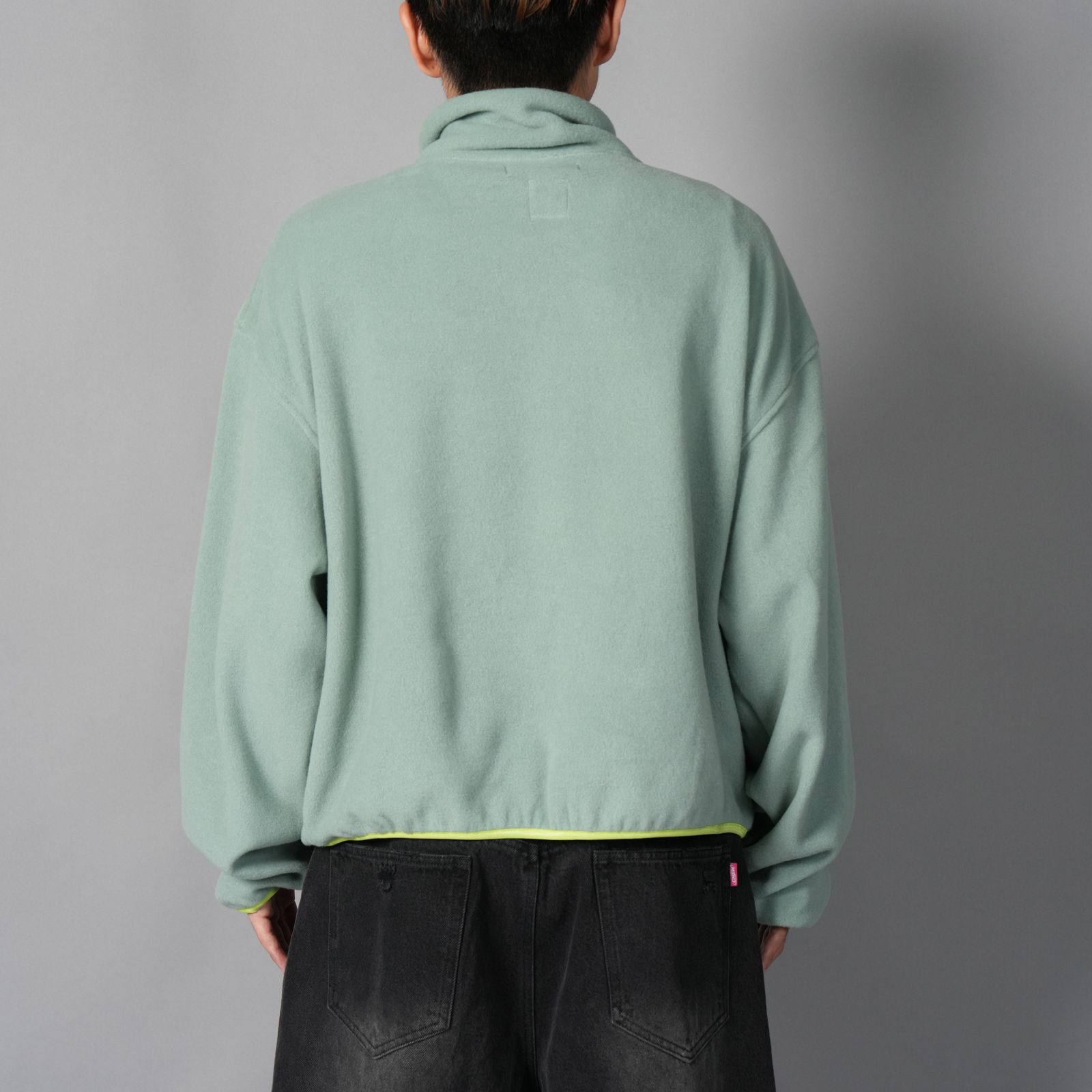 FLOWING FLEECE SWEAT / フローイング フリース スウェット  (カーキ)