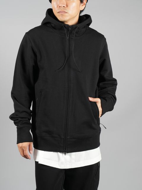 ラスト1点 / M CLASSIC BACK LOGO FULL-ZIP HOODIE  / メンズ クラシック バックロゴ フルジップ フーディー  (ブラック)