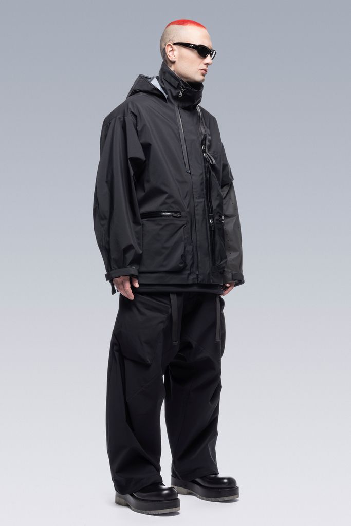 【ラスト1点】 P30-AL-DS / schoeller Dryskin Articulated Pants / ultrawide cargo trousers / ウルトラワイド カーゴ トラウザー / パンツ [ウルトラワイドフィット] (ブラック)