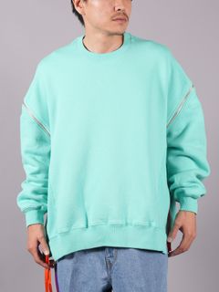 【ラスト1点】 FACETASM×66NORTH GLYMUR ZIPPER SWEAT / ジッパースウェット (グラシアブルー)