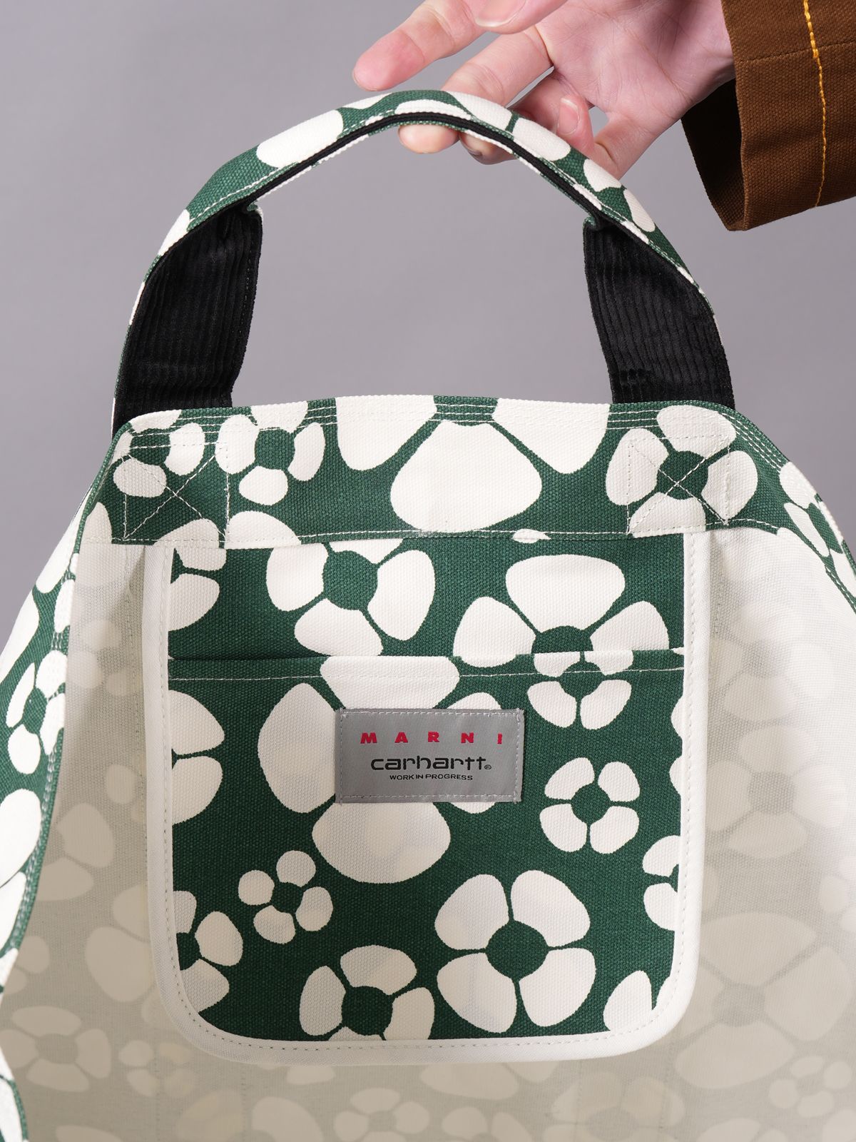 MARNI - MARNI X CARHARTT WIP - GREEN SHOPPER / トートバック