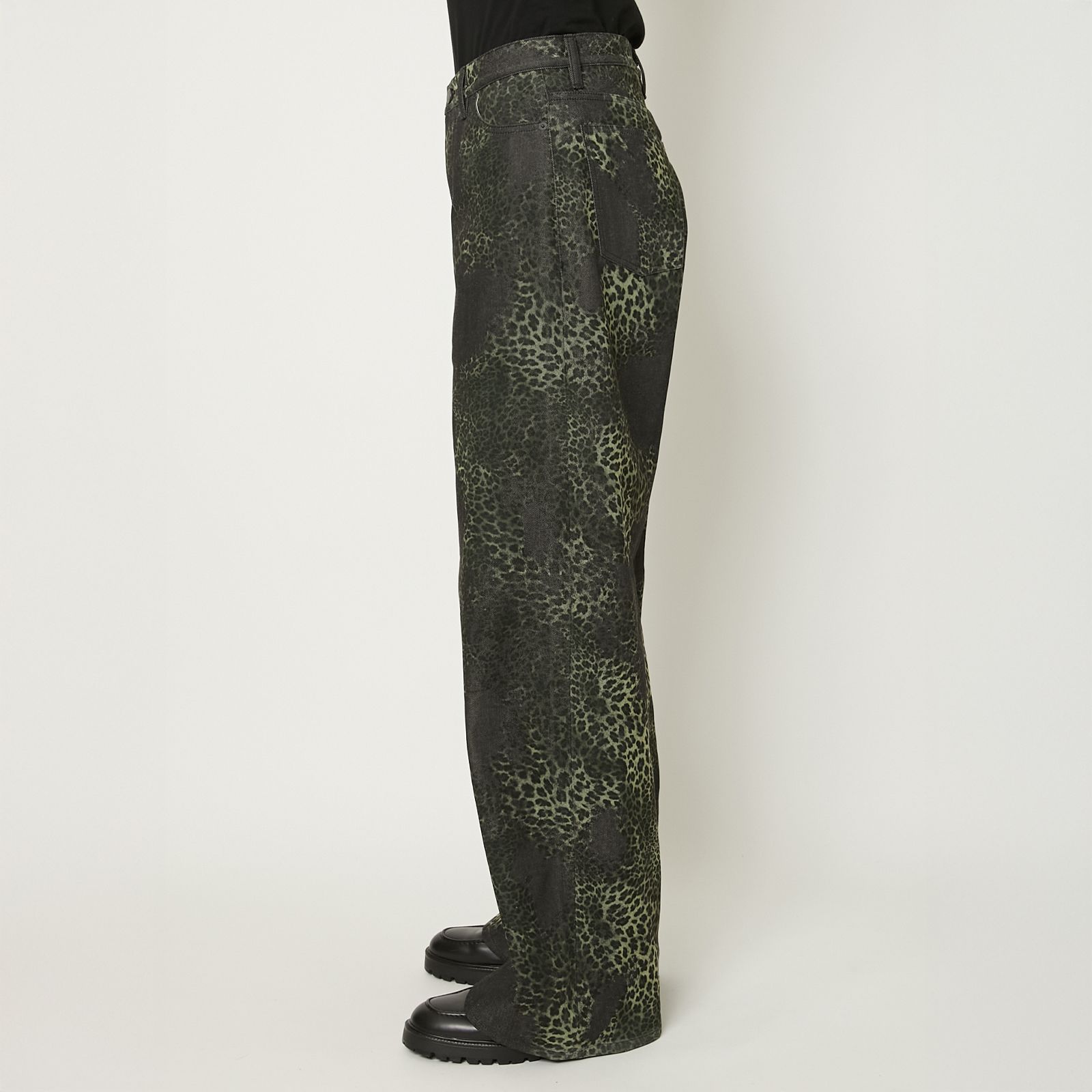 WIDE 5-POCKET PANTS / ワイド ファイブポケットパンツ (レオパード)