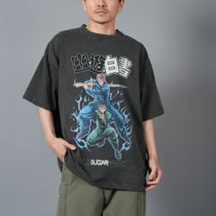 【ラスト1点】[幽遊白書]  TYUM24AM001 / S/S T-Shirt (YUSUKE/KUWABARA) / Tシャツ (ブラック)