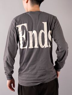 【ラスト1点】Ends Long Sleeve T-Shirt - ロングスリーブTシャツ (グレー)