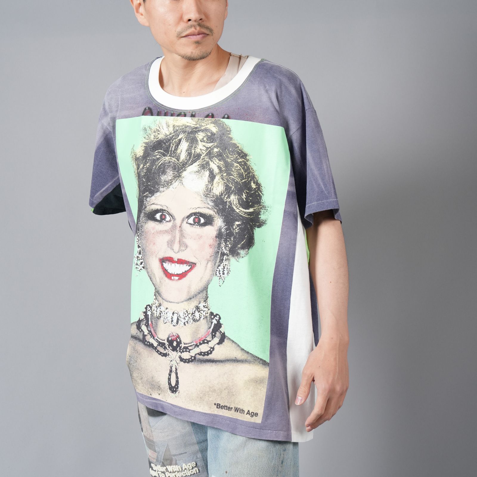 Jaime Panel Tee  / ジェイミー パネル Tシャツ [XLサイズ] (マルチカラー)