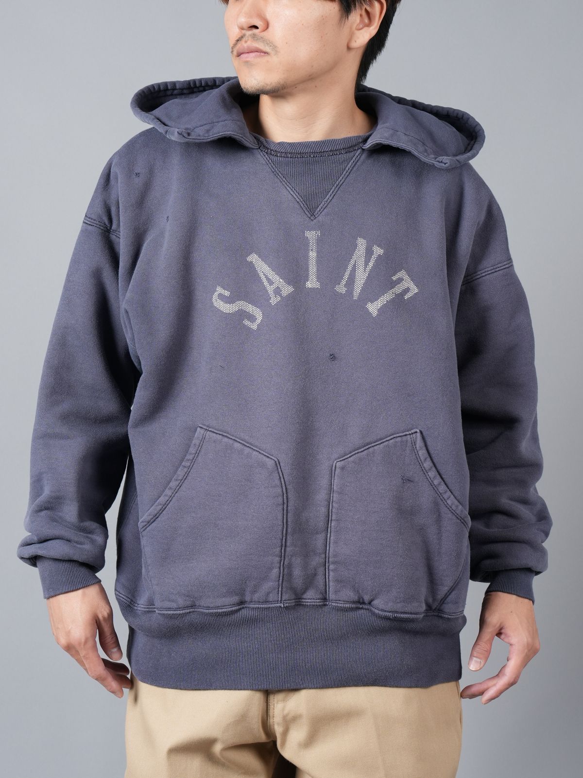 ©SAINT M×××××× - 【限定】SM-A23-0000-C15 / BerBerjin_HOODIE_M13 / プルオーバフーディー  (ネイビー) | Confidence