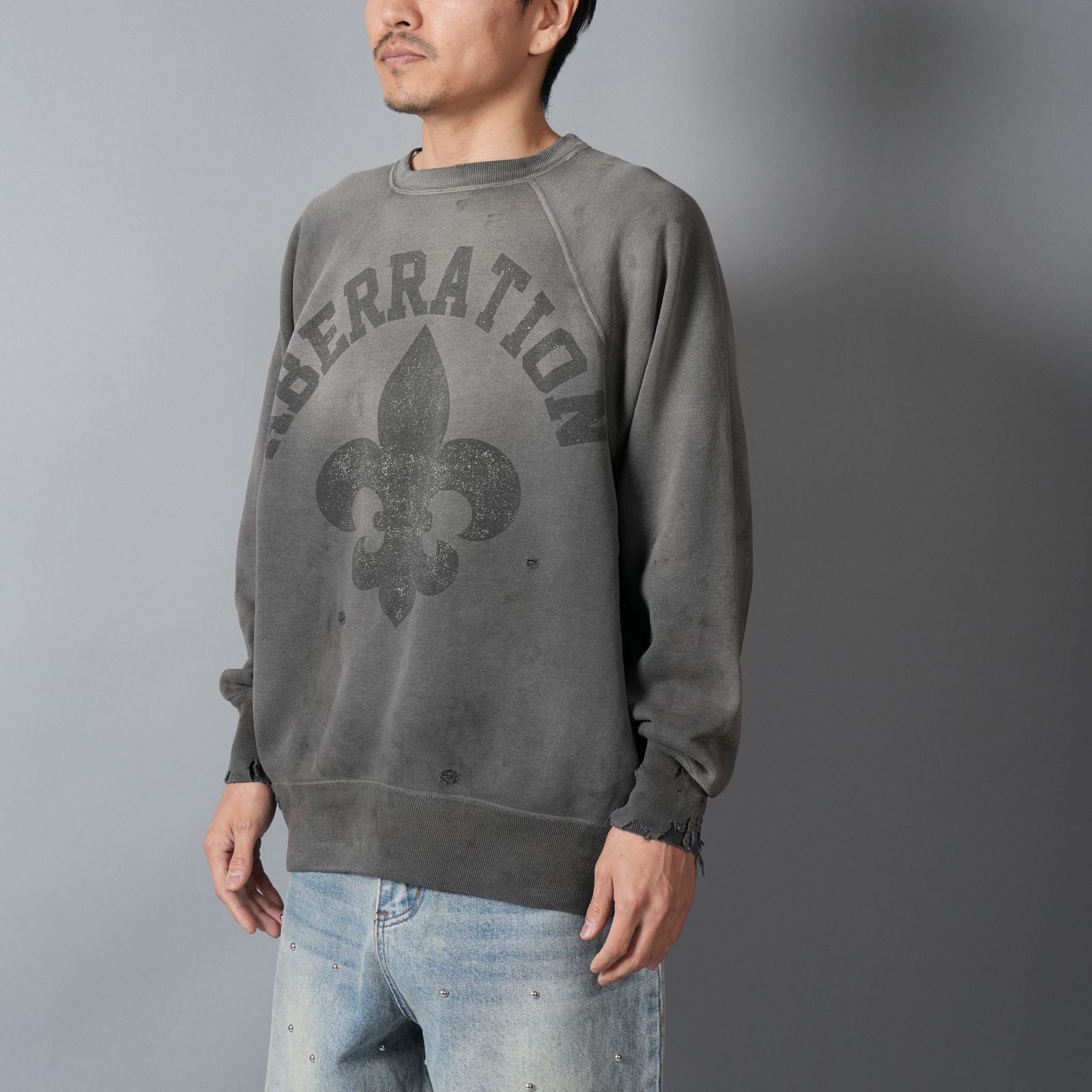 【残りわずか】SM-MK8-0000-054 / CREW NECK SWEAT / スウェット・トレーナー (ブラック)