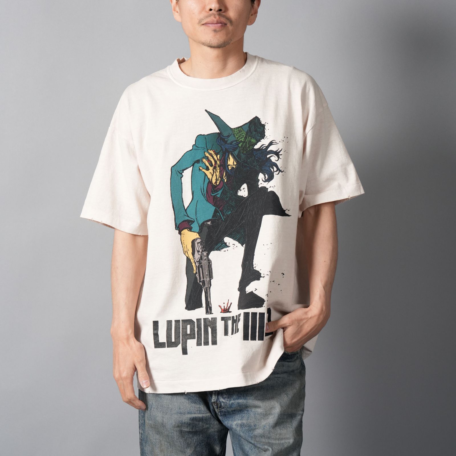 [LUPIN THE IIIRD]  S/S T-Shirt  (JIGEN)  / Tシャツ (ホワイト)
