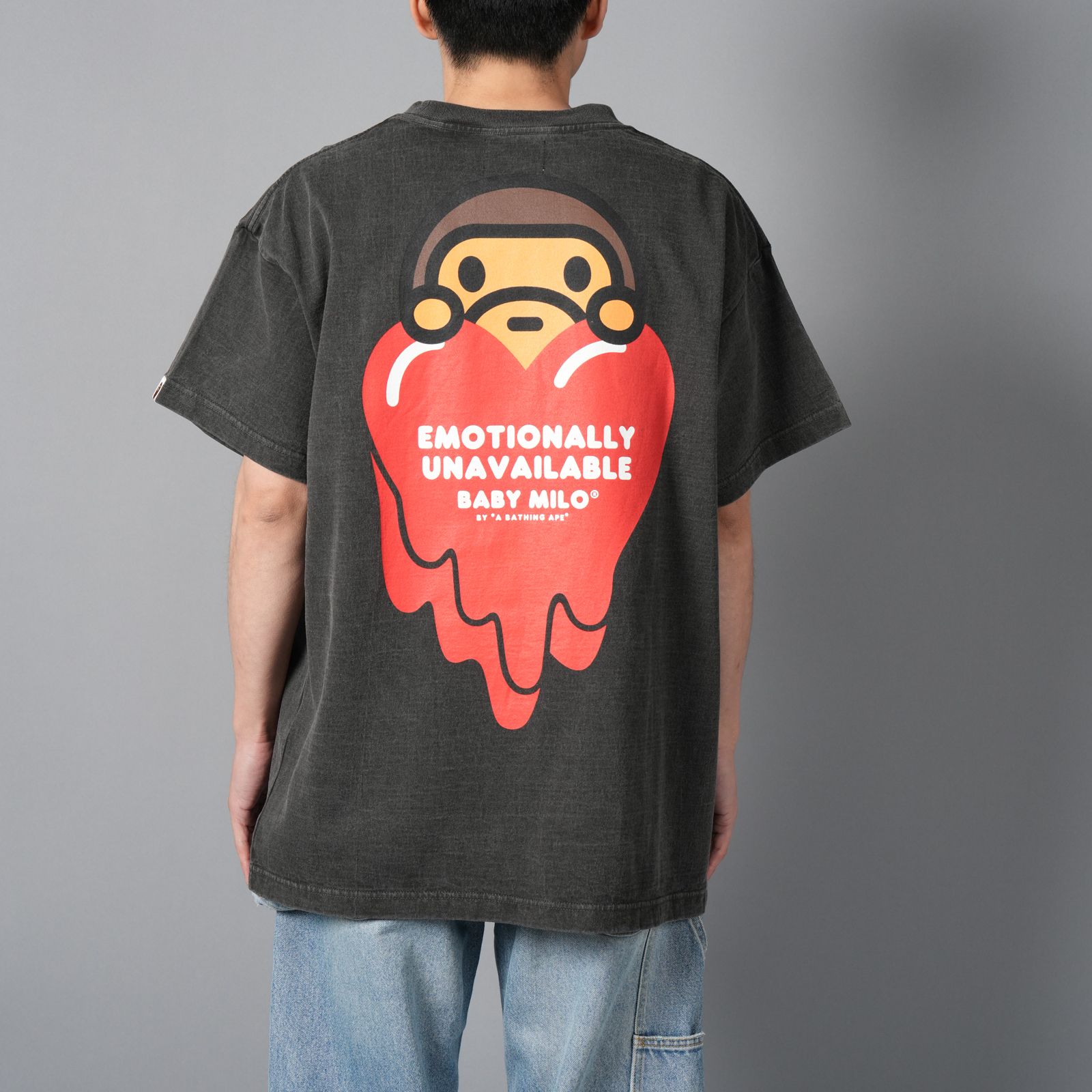 【ラスト1点】【コラボ】EU-HR8-0000-C33 / EU MILO SS TEE/ BLACK / Tシャツ (ブラック)