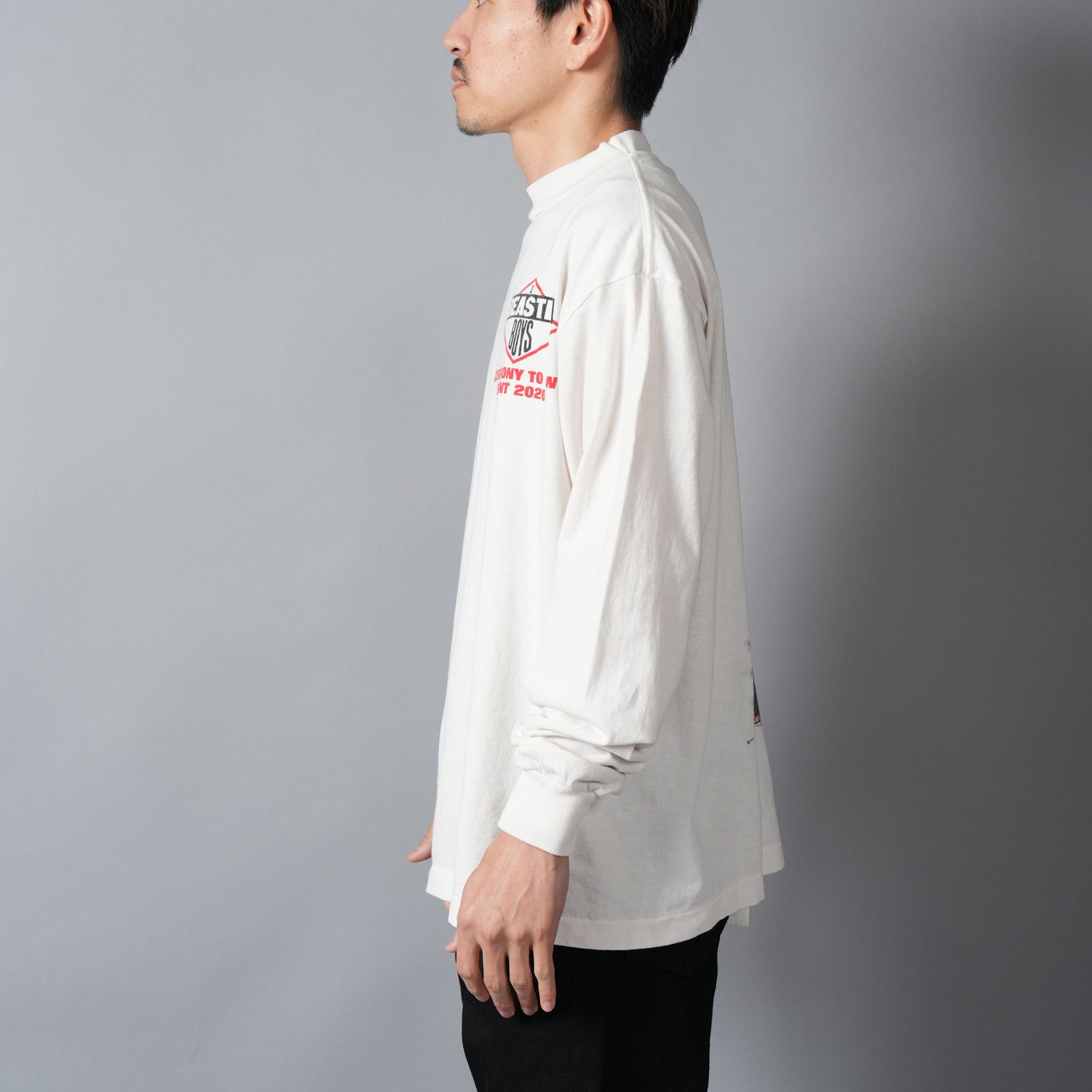 【残りわずか】【コラボ】SM-MK8-0000-C24 / BTB_LS T-SHIRT / BEASTIEBOYS / WHT / Tシャツ (ホワイト)
