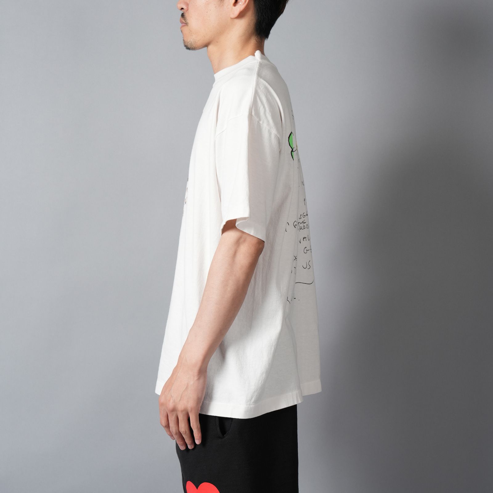 【ラスト1点】【コラボ】SM-MK8-0000-C04 / JR_SS T-SHIRT / E / WHITE / Tシャツ(ホワイト)