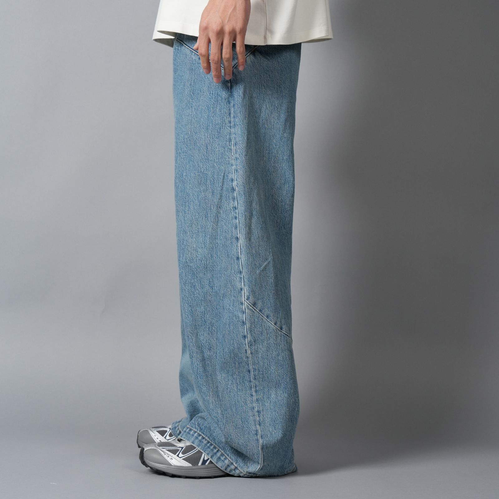 DENIM 410 WORKWEAR JEANS / デニムパンツ (ヴィンテージタイブルーウォッシュ)