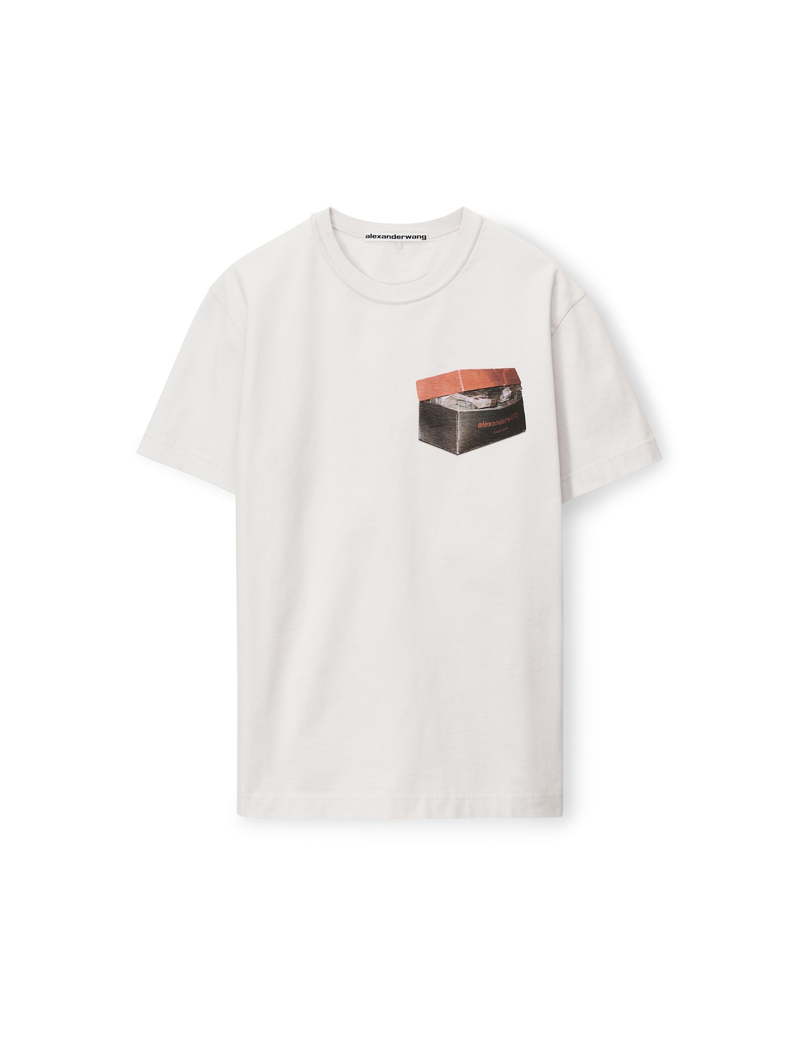 【ラスト1点】 SHORT SLEEVE TEE WITH SHOEBOX / Tシャツ 【ユニセックス】(ガンスモーク)