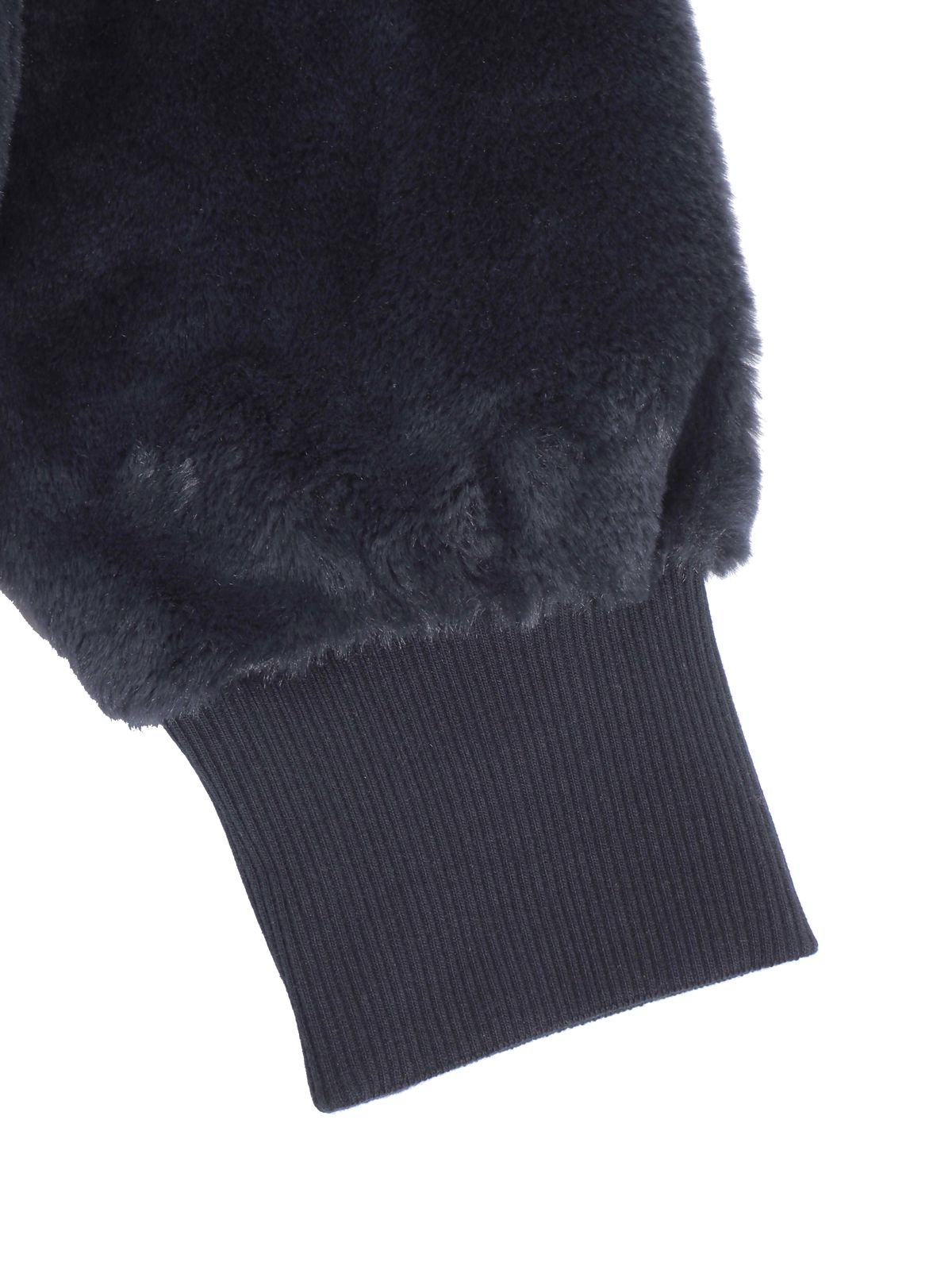 【ラスト1点】HC Faux Fur Texture Crest Hoody / プルオーバ フリース (マルチ)