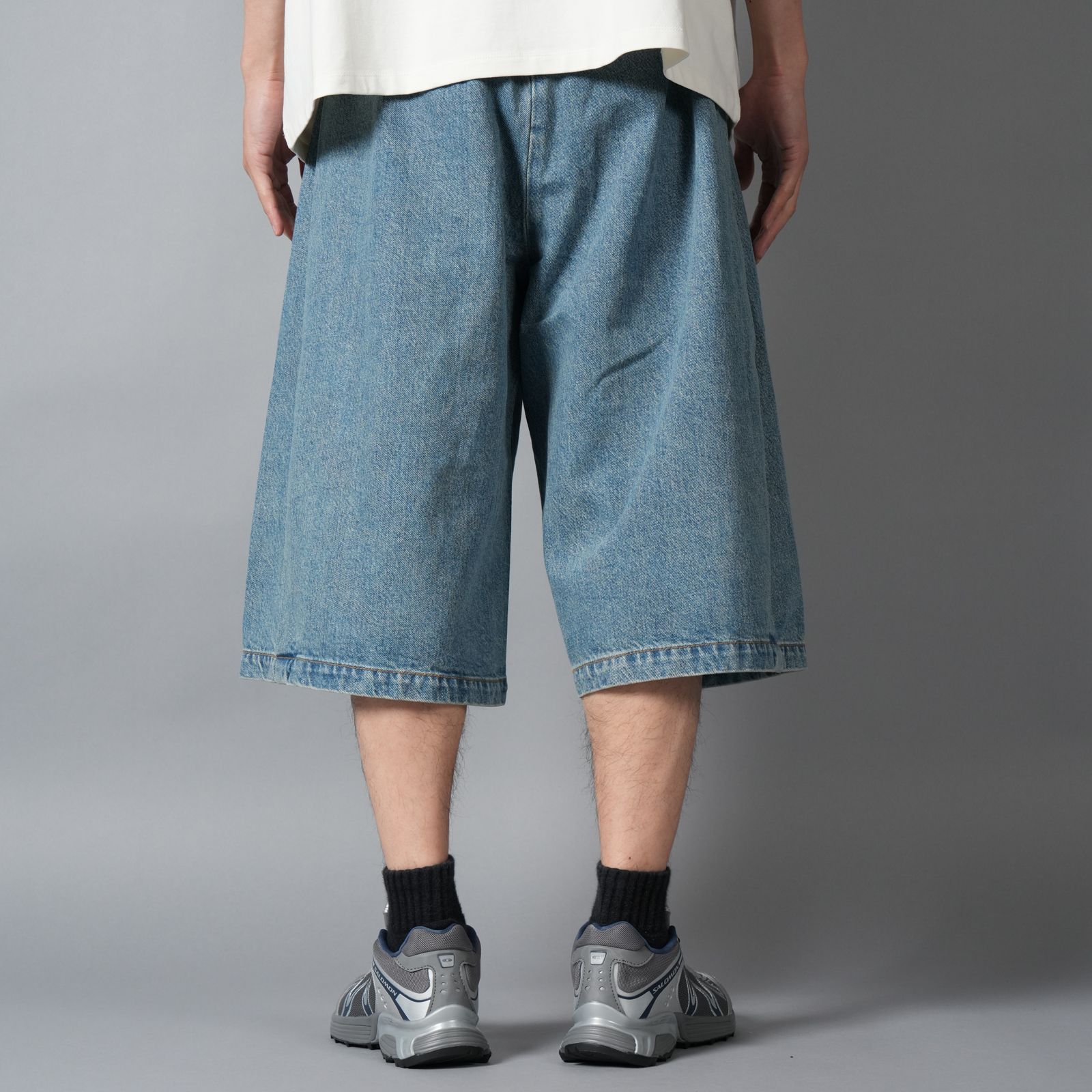 DENIM 410 BERMUDA JORTS / デニムショーツ (ヴィンテージタイブルーウォッシュ)