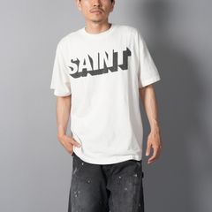 【ラスト1点】SM-HR1-0000-018 / SS TEE / SAINT / WHITE / Tシャツ (ホワイト)