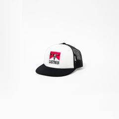 【ラスト1点】EMBROIDERED TRUCKER CAP "TABACO" / トラッカーキャップ・メッシュキャップ (ブラック)