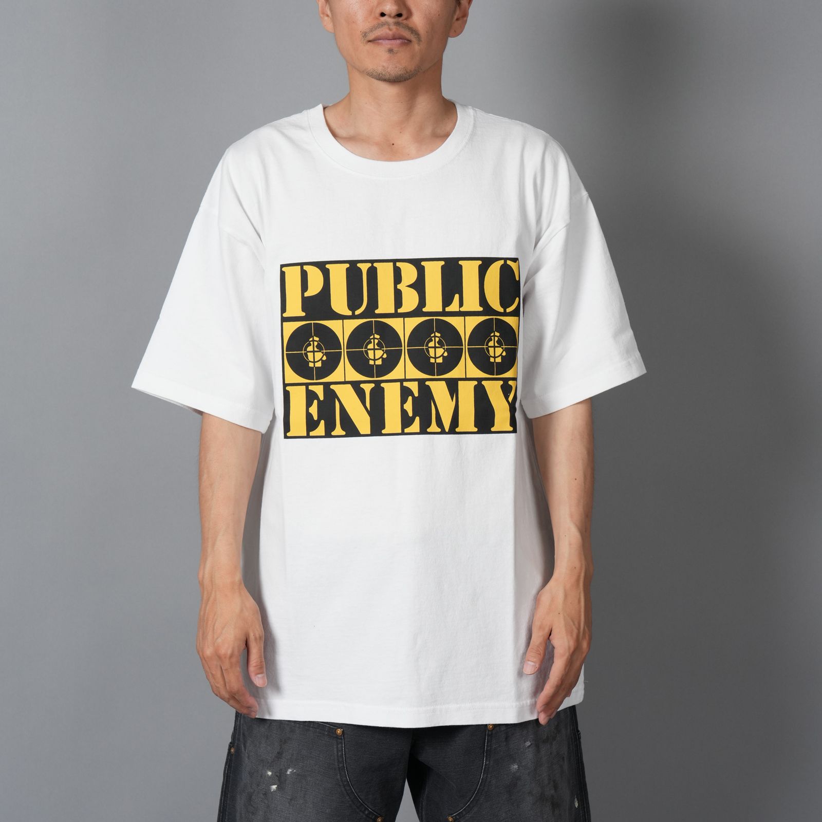 UM25AW-19 / PUBLIC ENEMY / パブリックエネミー / Tシャツ (ホワイト)