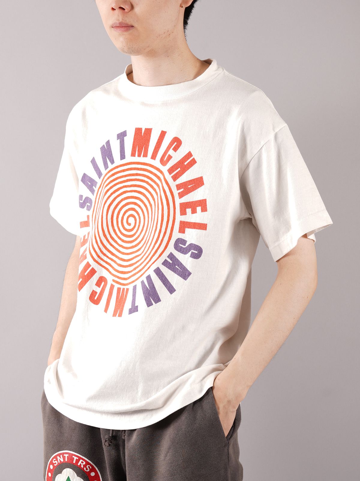 SAINT M×××××× - ラスト1点 / SM-A21-0000-010/T-SHIRT_CIRCLE / T 