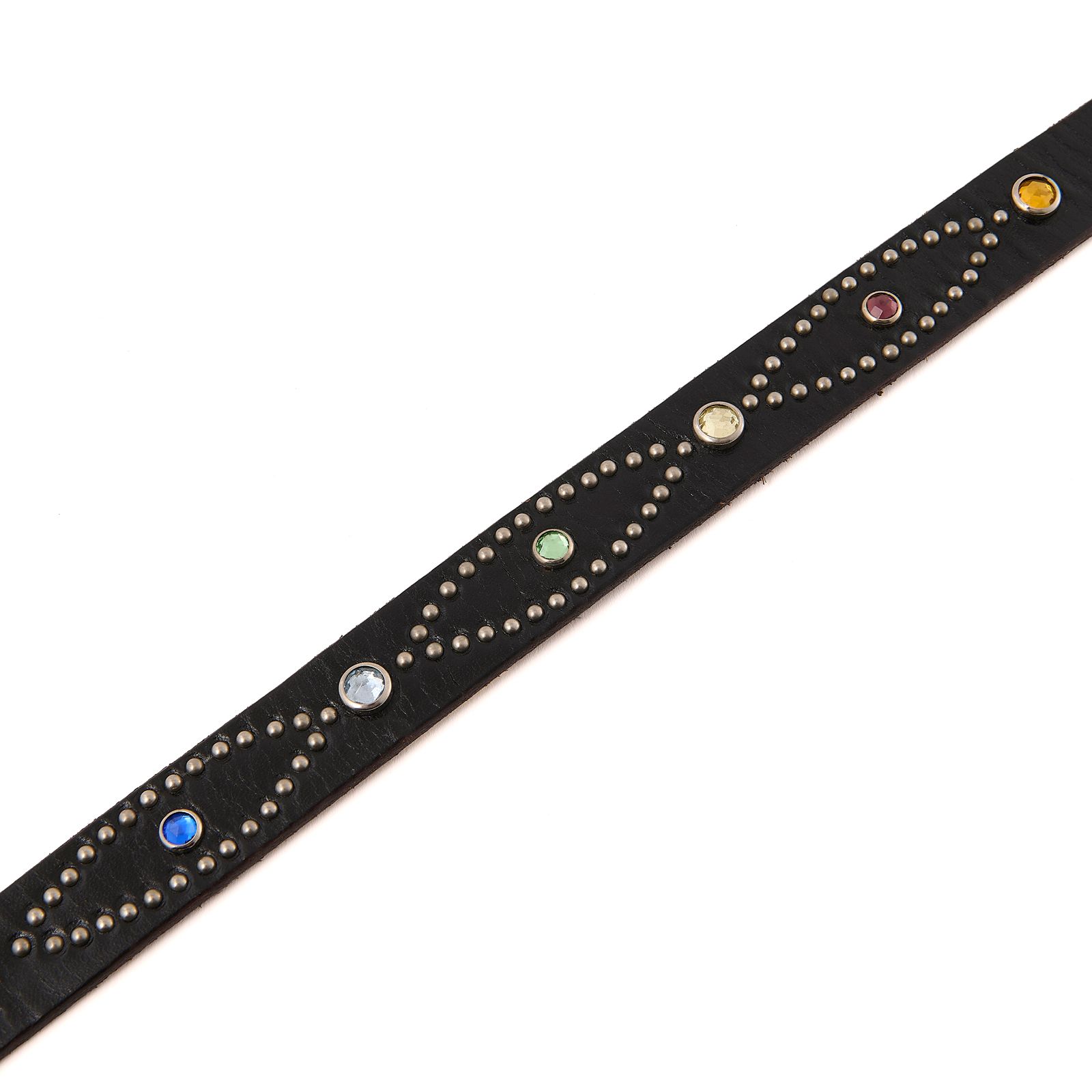 【コラボ】SM-MK8-0000-C66 / HTC_BELT_NARROW / RINBW STONE / BLK / ベルト  (ブラック/マルチ)