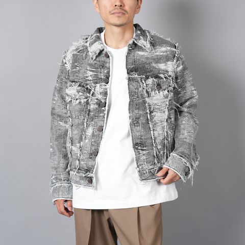 3RD TYPE denim JACKET / サードタイプ デニムジャケット (ブラックケミカル)