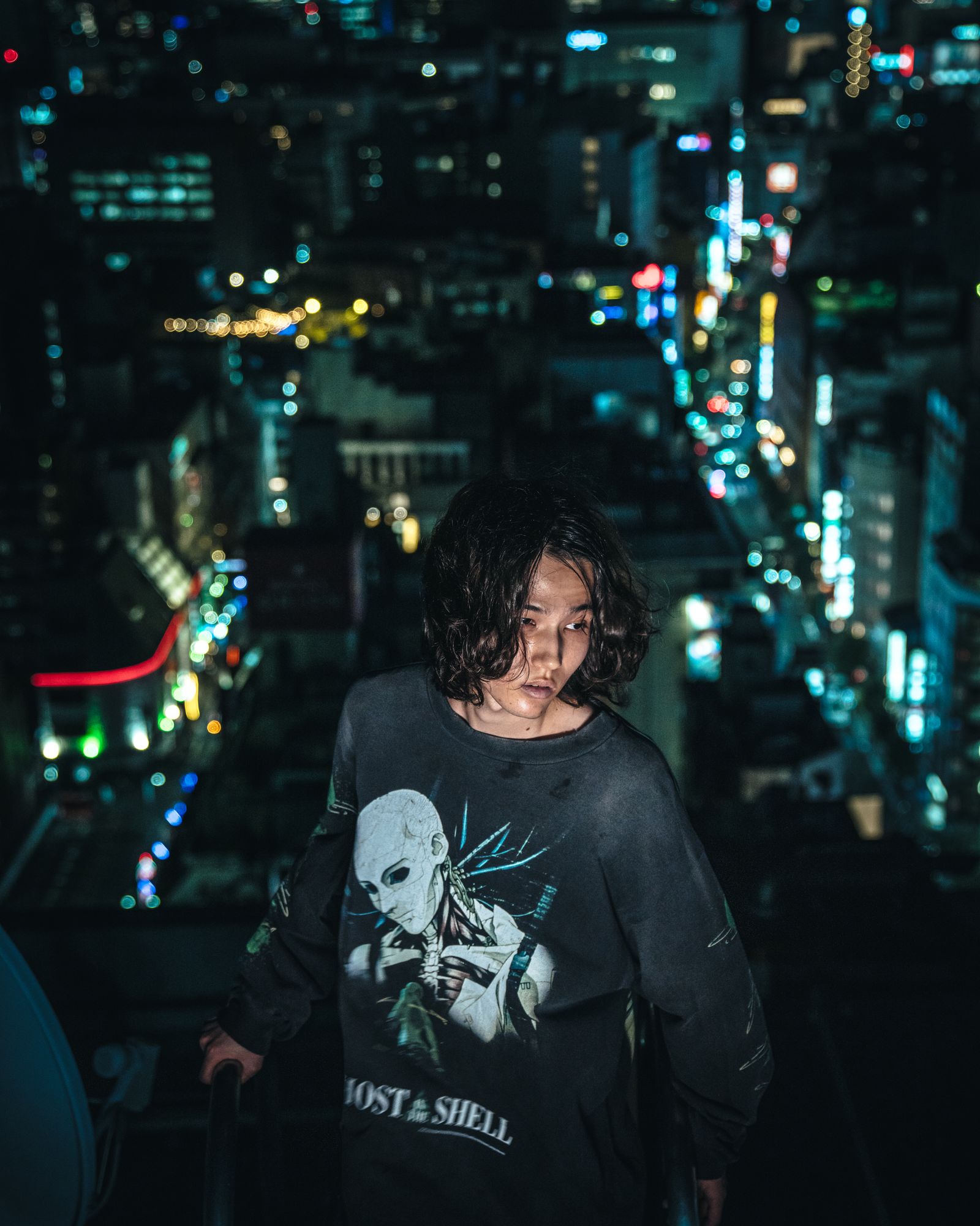 【残りわずか】【限定】SM-YS1-0000-C33 / GS_LS TEE / GITS / BLACK / ロンT・カットソー (ブラック)