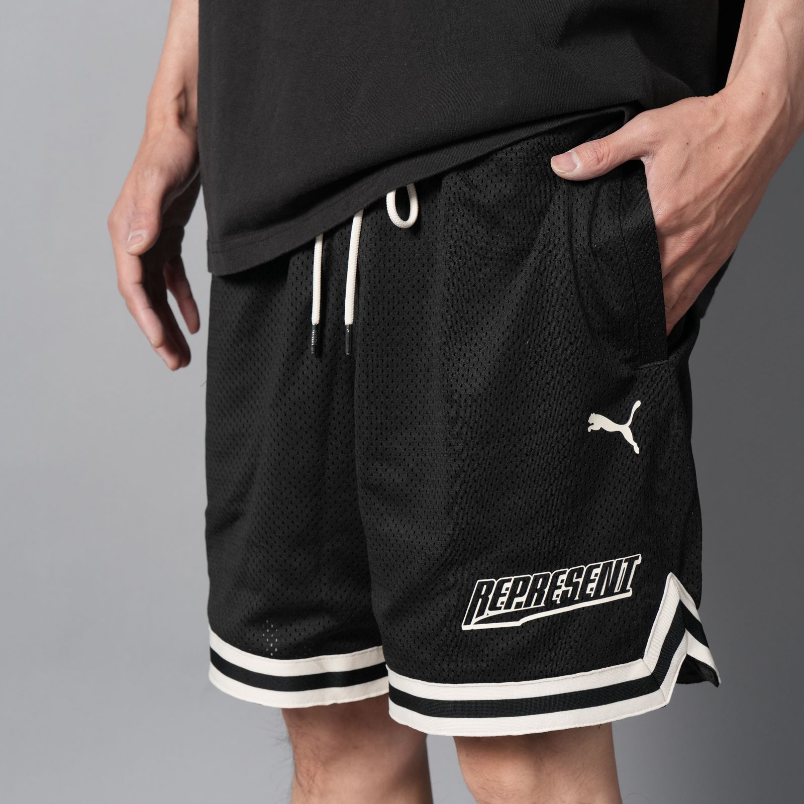 REPRESENT SHORT Ⅰ / リプレゼント ショーツ ワン  (プーマブラック)