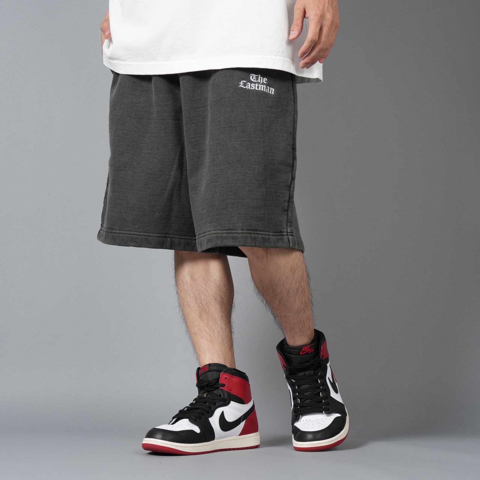 【ラスト1点】LOGO SWEAT SHORTS / ロゴ スウェットショート (ブラック)