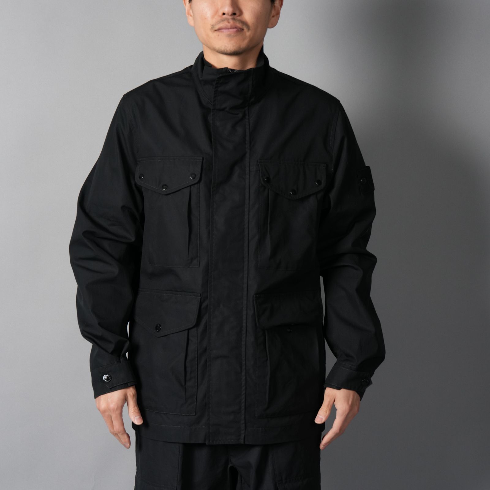 4100035 / ALL-WEATHER COTTON CANVAS_S.I. GHOST / フィールドジャケット (ブラック)