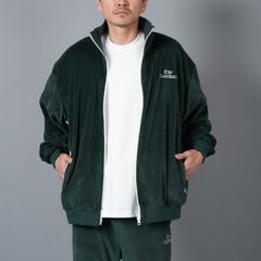VELOUR TRACK JCKET / ベロア トラックジャケット (グリーン)