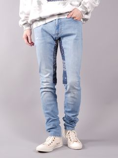 RINGO JEANS / ダメージジーンズ (スキニー)  インディゴ
